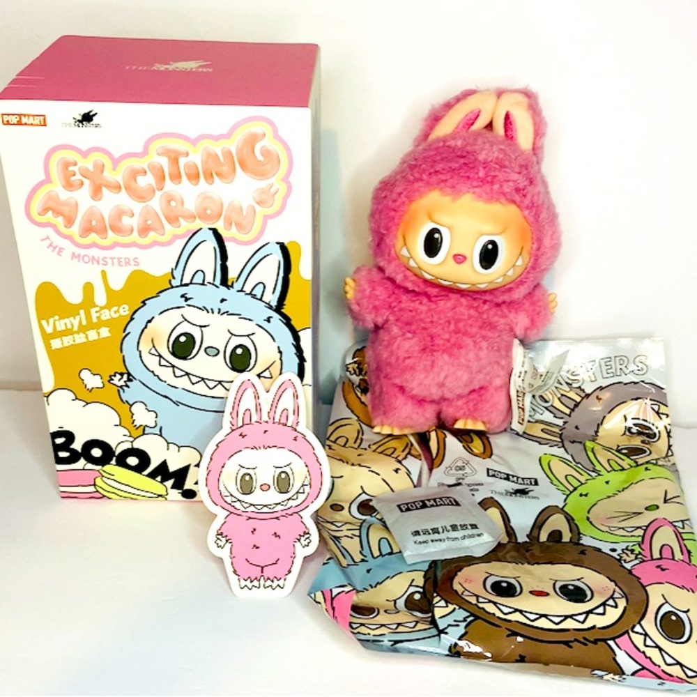 LABUBU lychee berry plush exciting macaroons